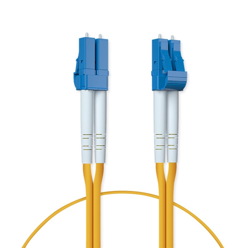 ipolex LC to LC Fiber Patch Cable Single Mode Duplex - 1m(3ft) - OS2 Fiber Optic Cable Cord Jumper- LSZH 9/125Î¼m, 10Gb/Gigabit, SMF, Yellow - Image 1